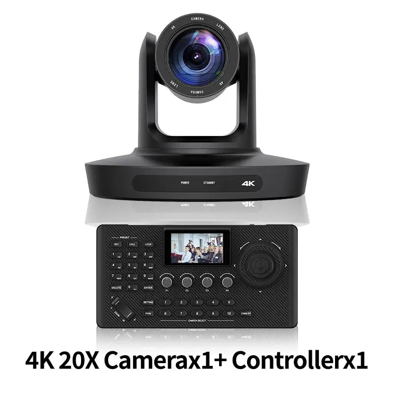 PTZ Camera 4K 20X Zoom Video Conference Camera Kit Church Meeting live broadcast PTZ camera Controller for Video Conferencing - Ai - TechWorld