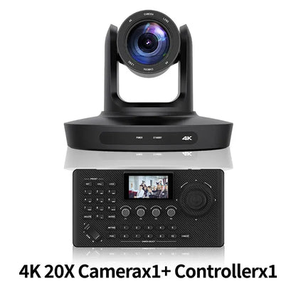 PTZ Camera 4K 20X Zoom Video Conference Camera Kit Church Meeting live broadcast PTZ camera Controller for Video Conferencing - Ai - TechWorld