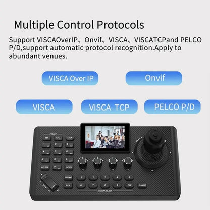 PTZ Camera 4K 20X Zoom Video Conference Camera Kit Church Meeting live broadcast PTZ camera Controller for Video Conferencing - Ai - TechWorld