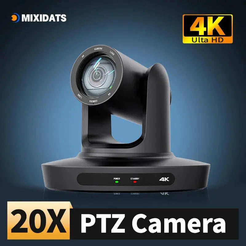 PTZ Camera 4K 20X Zoom Video Conference Camera Kit Church Meeting live broadcast PTZ camera Controller for Video Conferencing - Ai - TechWorld