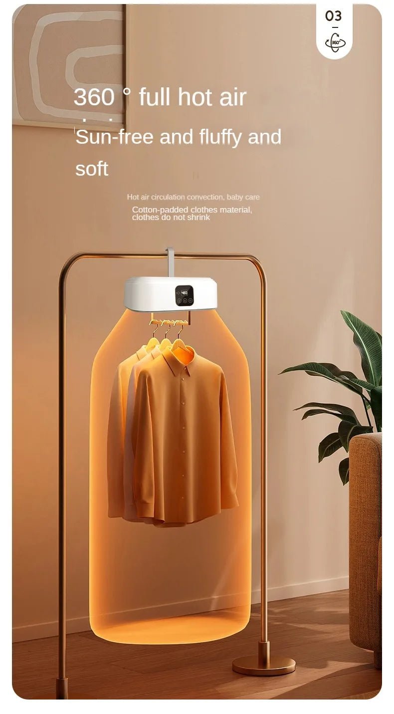 Remote Control Multifunctional Dryer Electric Clothes Home Cabinet Floor Machine Laundry Dryers Warm Air Dryer With Timing Home - Ai - TechWorld