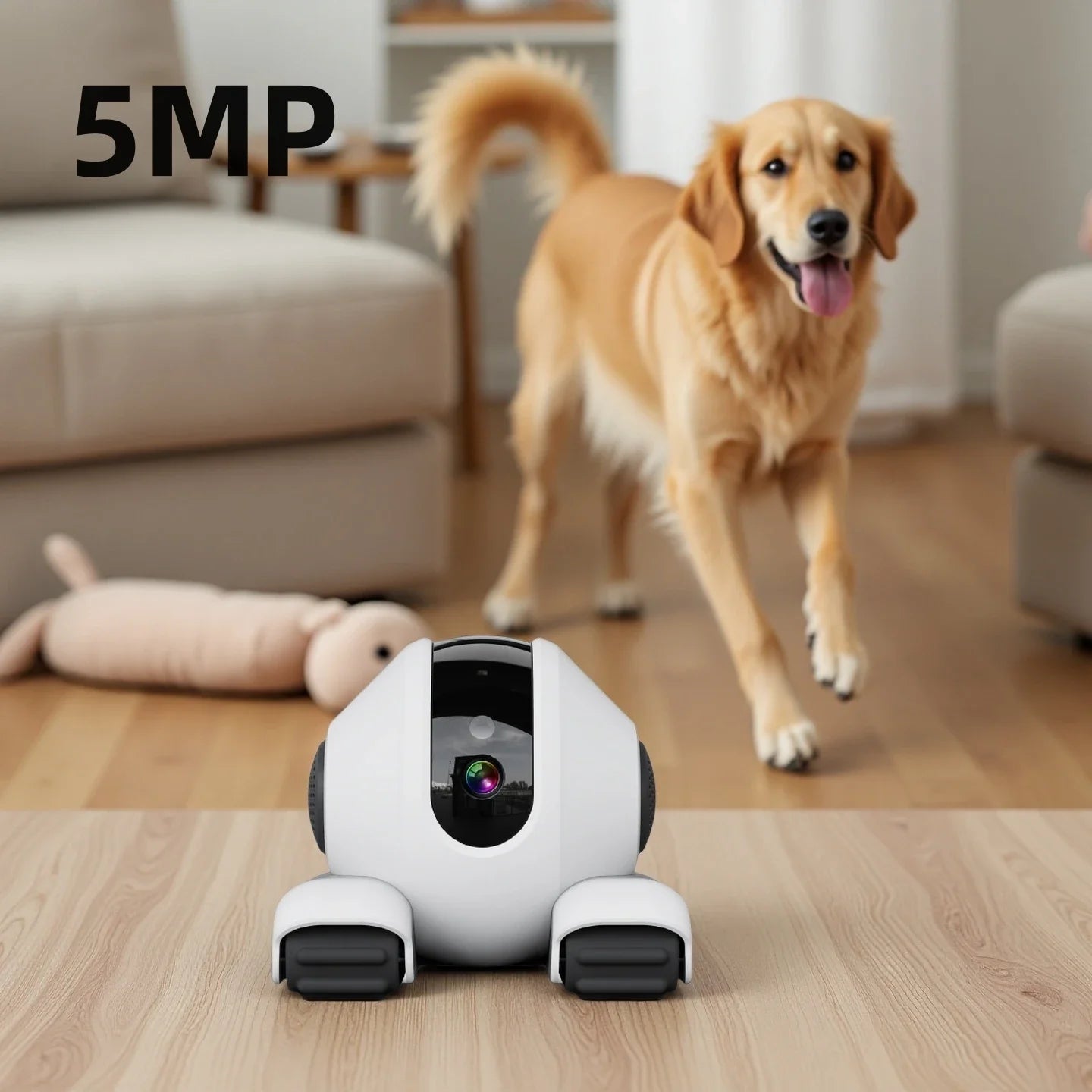 Robot Camera – 5MP Surveillance & Auto - Tracking Monitor for Baby, Pets & Home - Ai - TechWorld