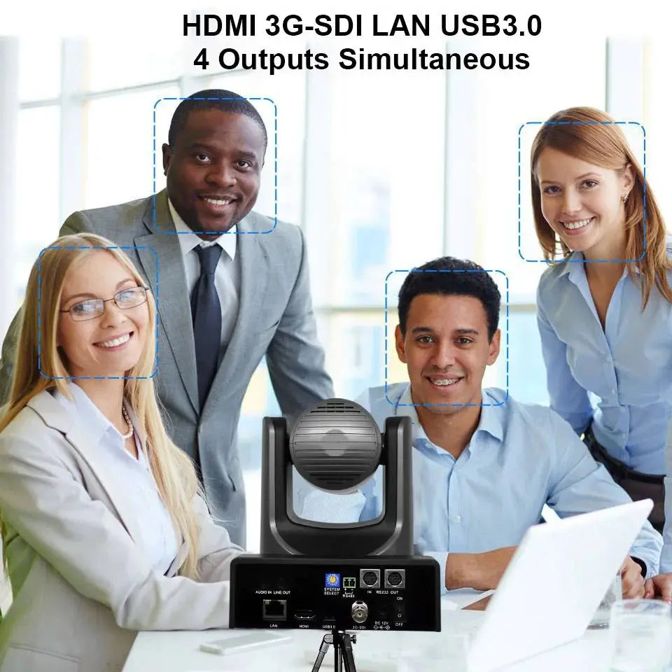 Runpu NDI PTZ Camera Ai Tracking Conference Camera Ptz Video SDI HDMI USB POE Live Streaming Camera for Video Confere Church - Ai - TechWorld