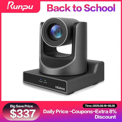 Runpu NDI PTZ Camera Ai Tracking Conference Camera Ptz Video SDI HDMI USB POE Live Streaming Camera for Video Confere Church - Ai - TechWorld