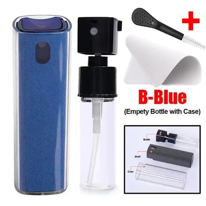 Screen Cleaner Spray Wipe for Laptop Monitor Phone PC Tablet Glass IPhone Touchscreen Polishing Cloth Cleaner Brush Cleaning Kit - Ai - TechWorld