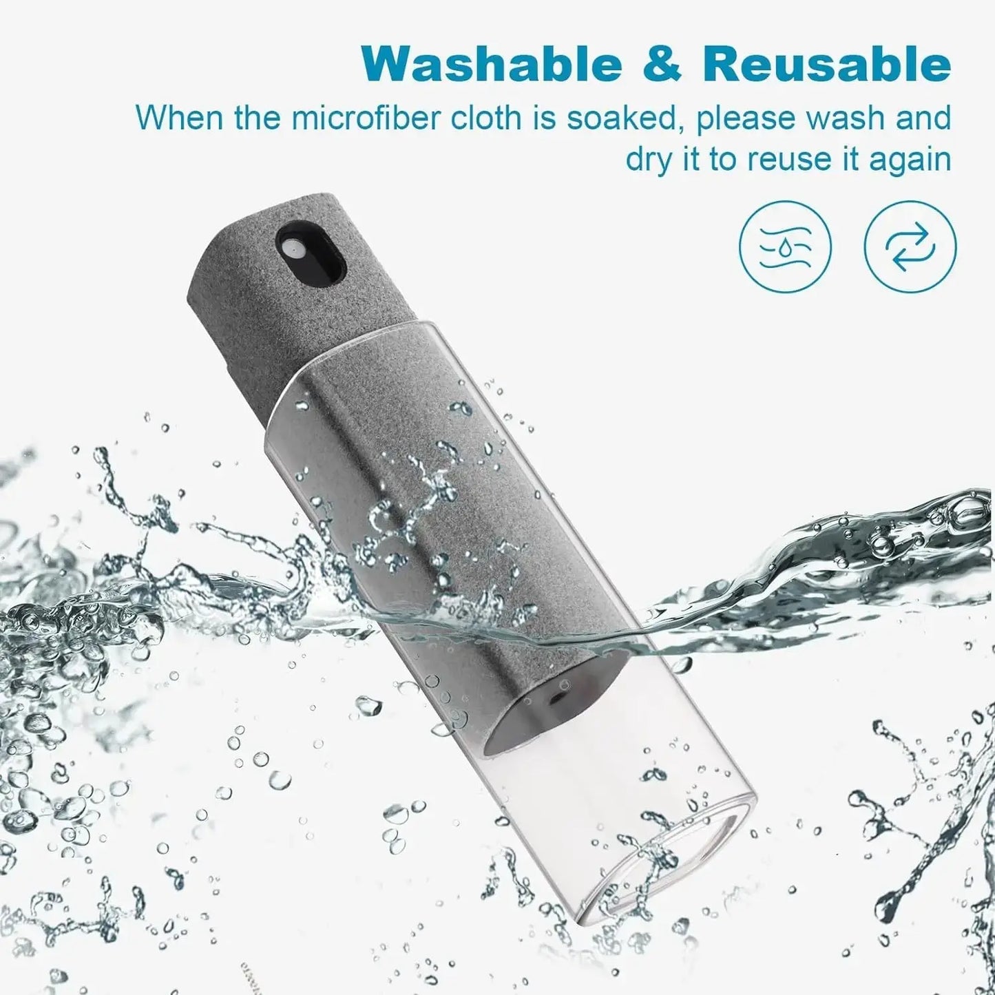 Screen Cleaner Spray Wipe for Laptop Monitor Phone PC Tablet Glass IPhone Touchscreen Polishing Cloth Cleaner Brush Cleaning Kit - Ai - TechWorld