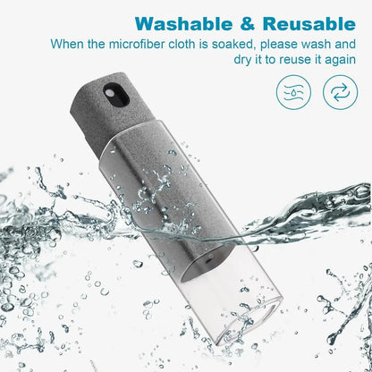 Screen Cleaner Spray Wipe for Laptop Monitor Phone PC Tablet Glass IPhone Touchscreen Polishing Cloth Cleaner Brush Cleaning Kit - Ai - TechWorld