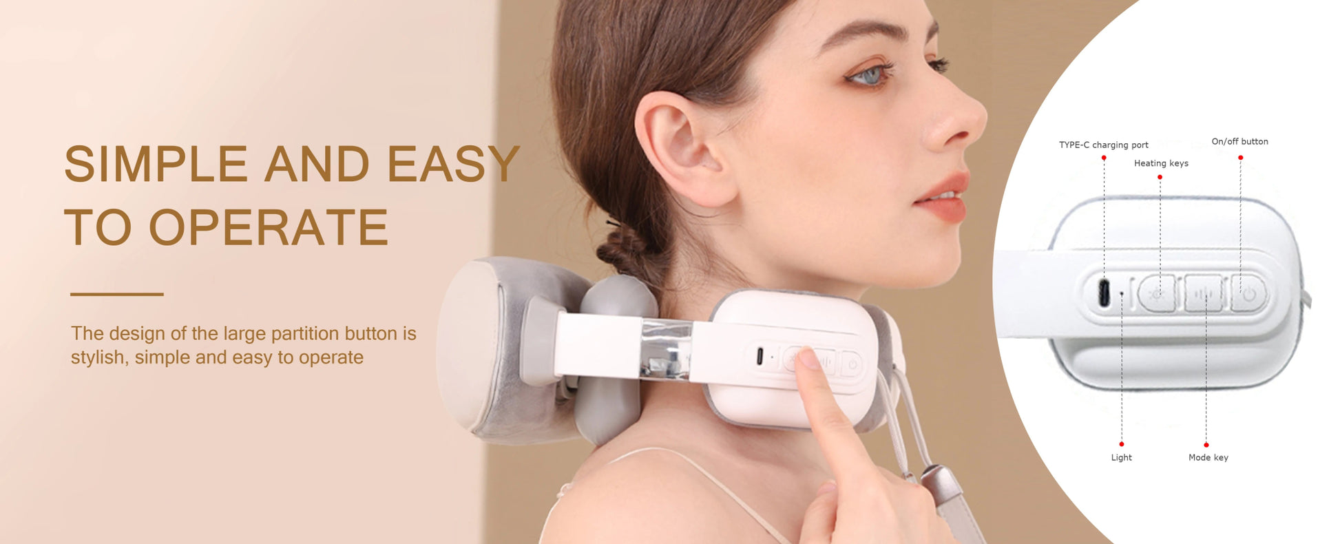 Simulated Finger Massage Multifunctional Massager, Adjustable in Multiple Gears, Fully Wrapped Shoulder and Neck Massage Shawl, Constant Temperature Heating + Stereo Kneading, Straight Muscle Strain Ai-TechWorld