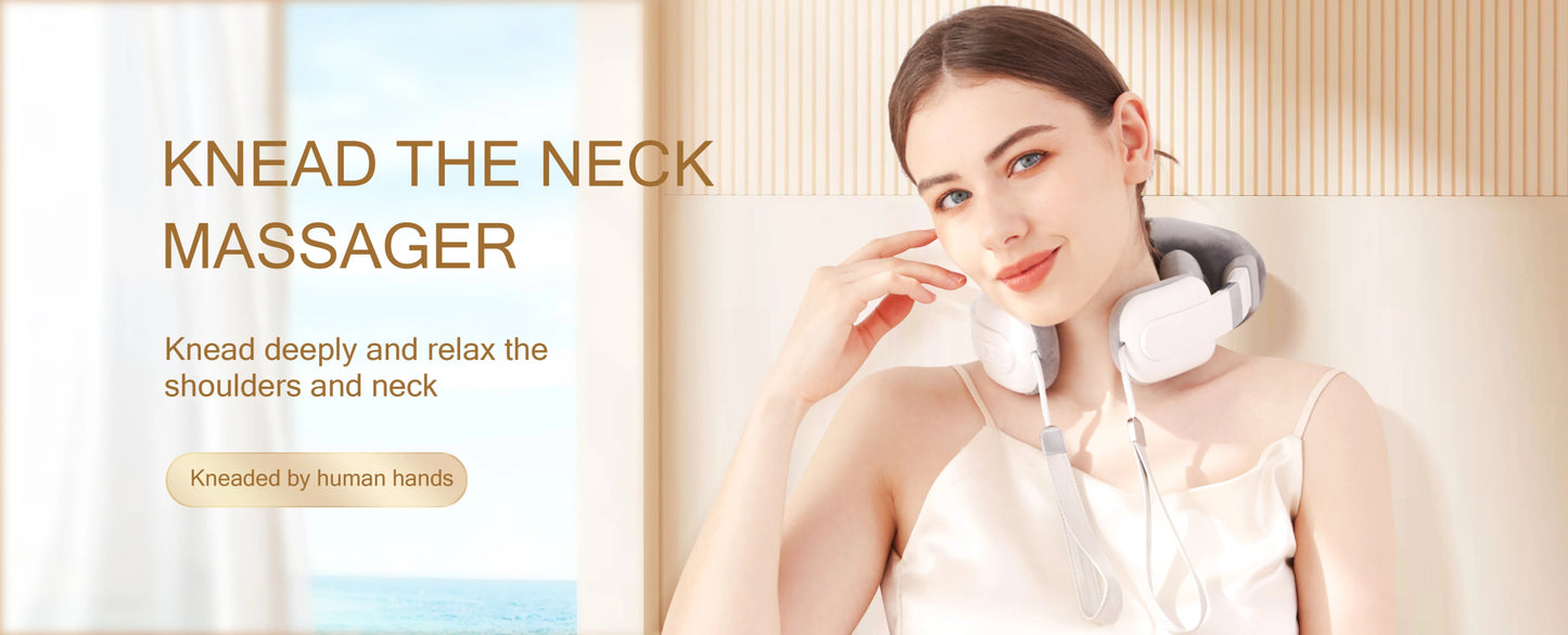 Simulated Finger Massage Multifunctional Massager, Adjustable in Multiple Gears, Fully Wrapped Shoulder and Neck Massage Shawl, Constant Temperature Heating + Stereo Kneading, Straight Muscle Strain Ai-TechWorld