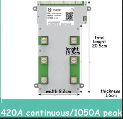 Smart 20S ~ 30S ANT BMS Lifepo4 li-ion LTO Battery Protection Board 220A 400A 170A 420A Bluetooth Phone 24S 26S 28S 84V 96V 126V Ai-TechWorld