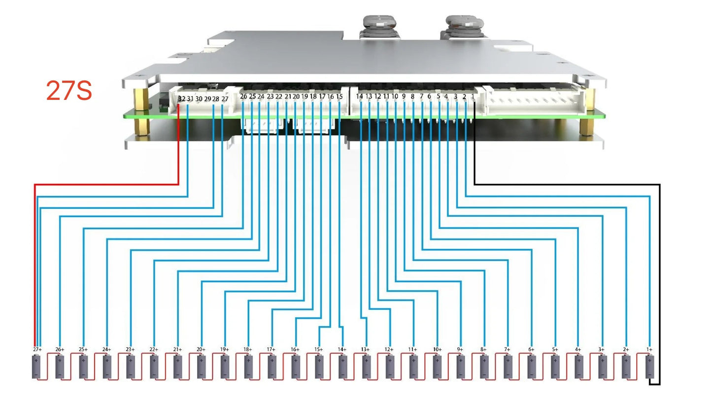 Smart 20S ~ 30S ANT BMS Lifepo4 li-ion LTO Battery Protection Board 220A 400A 170A 420A Bluetooth Phone 24S 26S 28S 84V 96V 126V Ai-TechWorld