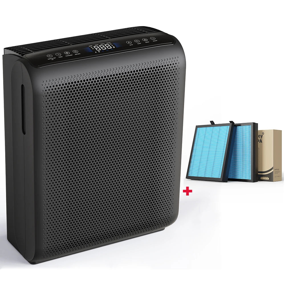 Smart Air Purifier – Touch Control, Auto Mode, Odor & Allergen Removal - Ai - TechWorld