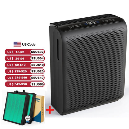 Smart Air Purifier – Touch Control, Auto Mode, Odor & Allergen Removal - Ai - TechWorld