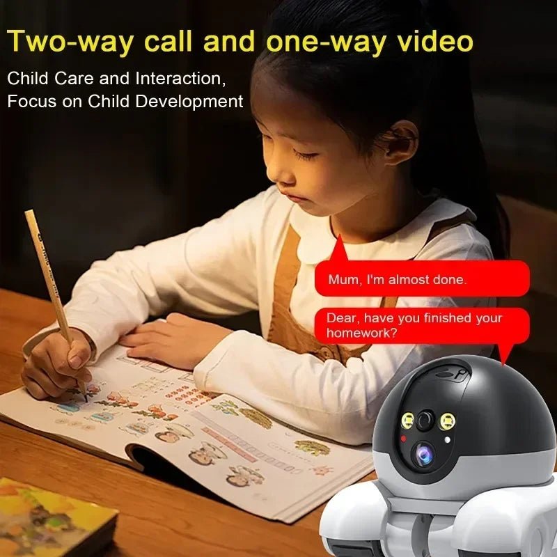 Smart Auto - Tracking Surveillance Robot with Two - Way Audio and Night Vision - Security Camera - Ai - TechWorld