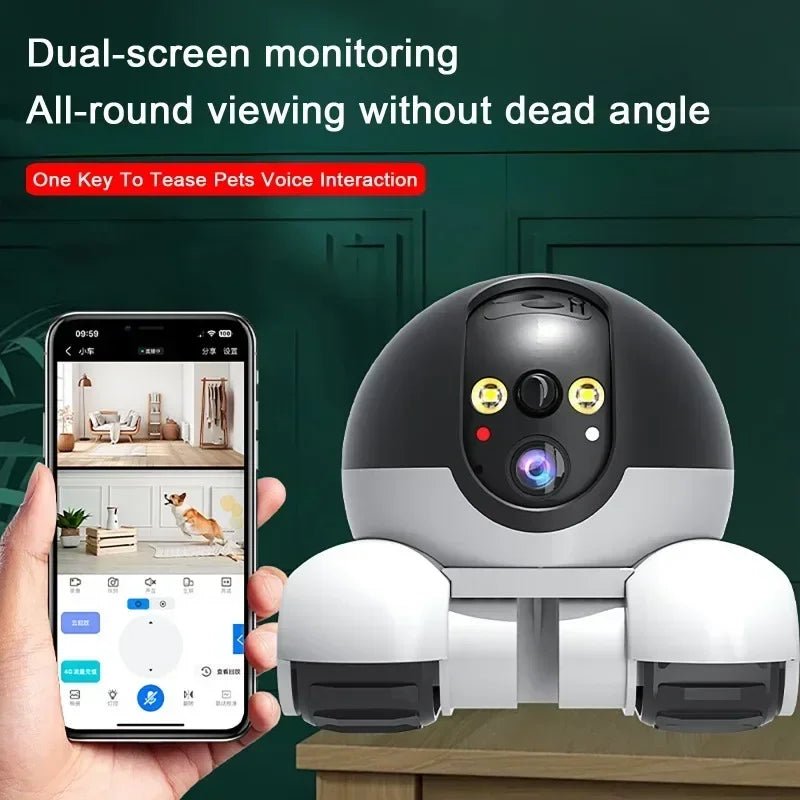 Smart Auto - Tracking Surveillance Robot with Two - Way Audio and Night Vision - Security Camera - Ai - TechWorld