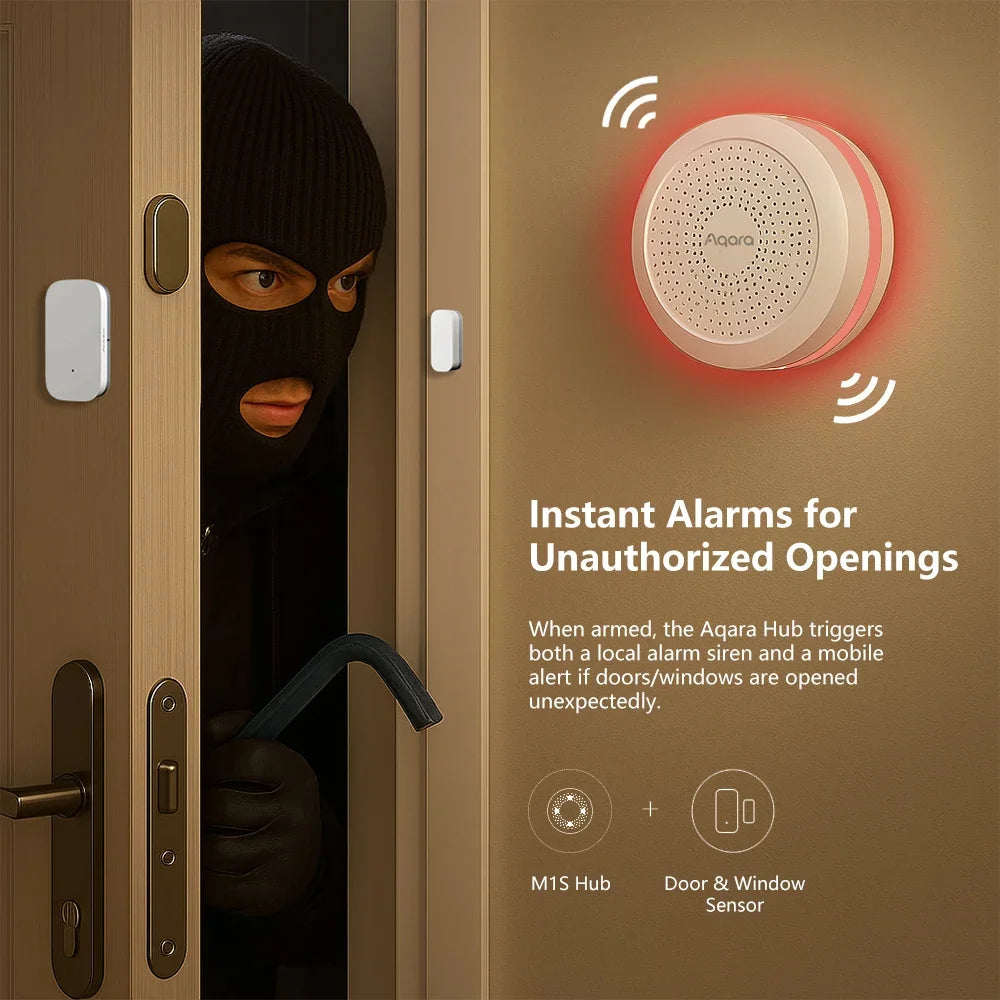 Smart Door & Window Sensor – Mini Wireless Security Sensor for Smart Homes ai-techworld