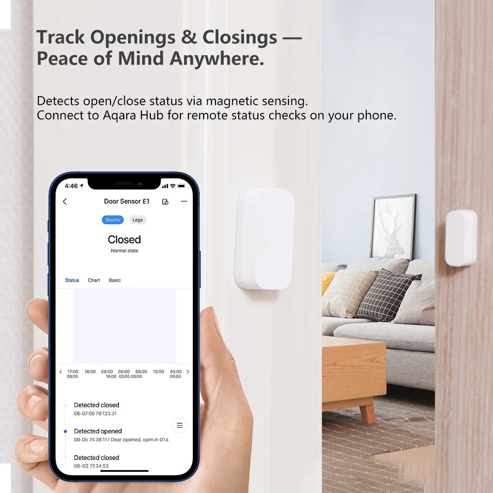Smart Door & Window Sensor – Mini Wireless Security Sensor for Smart Homes ai-techworld