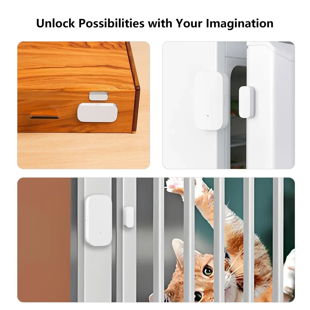 Smart Door & Window Sensor – Mini Wireless Security Sensor for Smart Homes ai-techworld