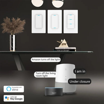 Smart Light Switch | Works with Alexa & Google Home - Ai - TechWorld