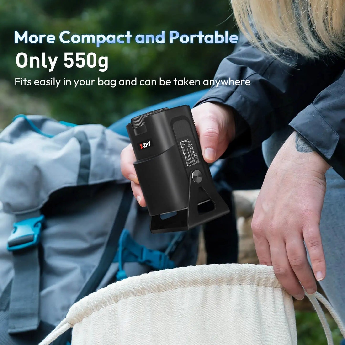 Smart Projector with Android 11, Auto Keystone, 4K Support, Portable Home Theater - Ai - TechWorld