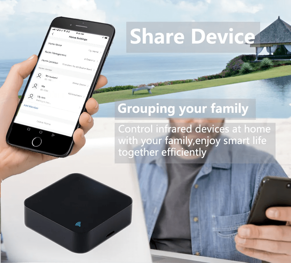 Smart Universal Remote Control - Compatible with Alexa, Google Home, Air Conditioners, TVs Ai-TechWorld