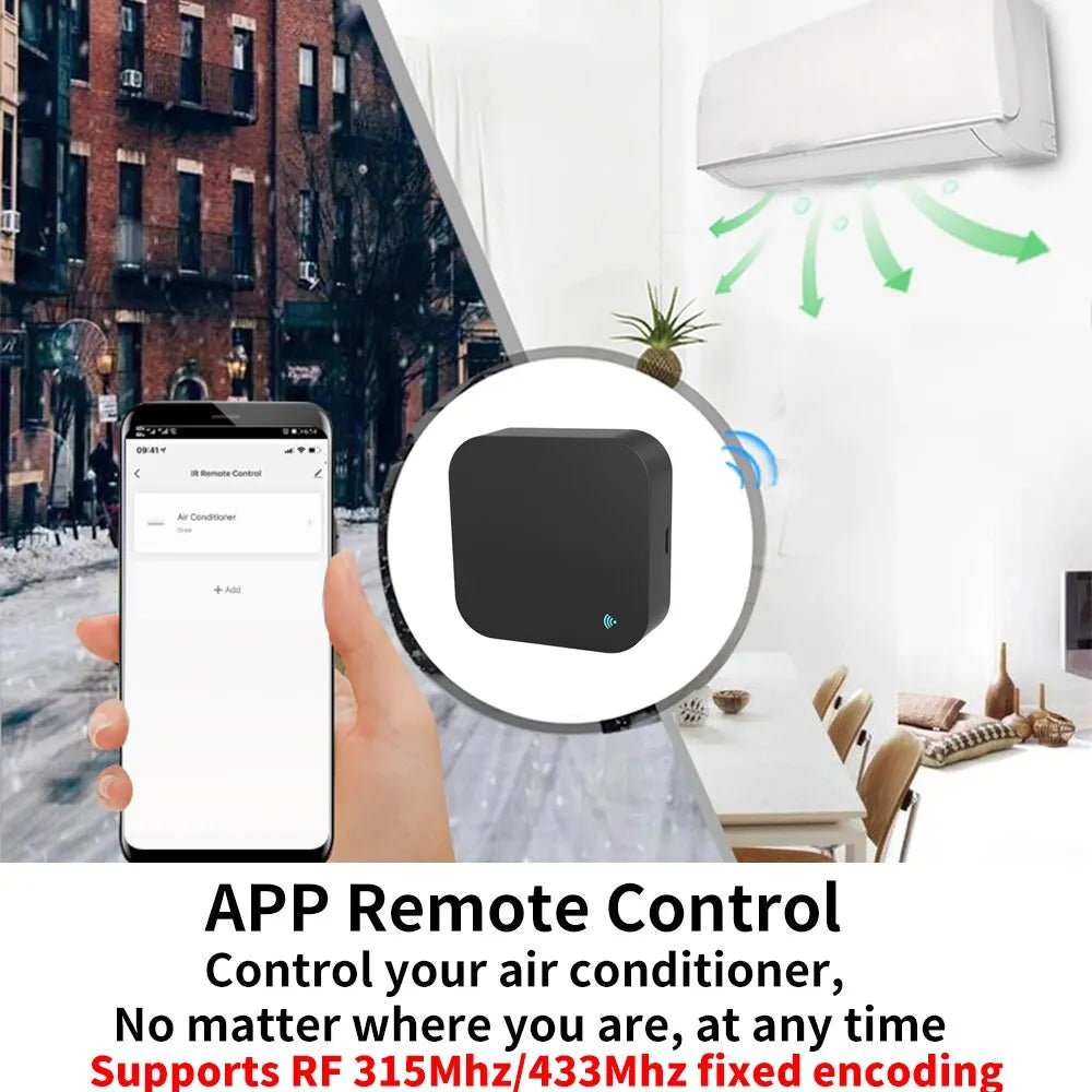 Smart Universal Remote Control - Compatible with Alexa, Google Home, Air Conditioners, TVs Ai-TechWorld