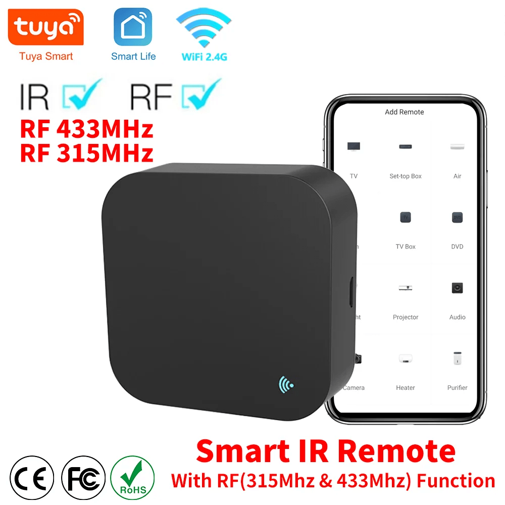 Smart Universal Remote Control - Compatible with Alexa, Google Home, Air Conditioners, TVs Ai-TechWorld