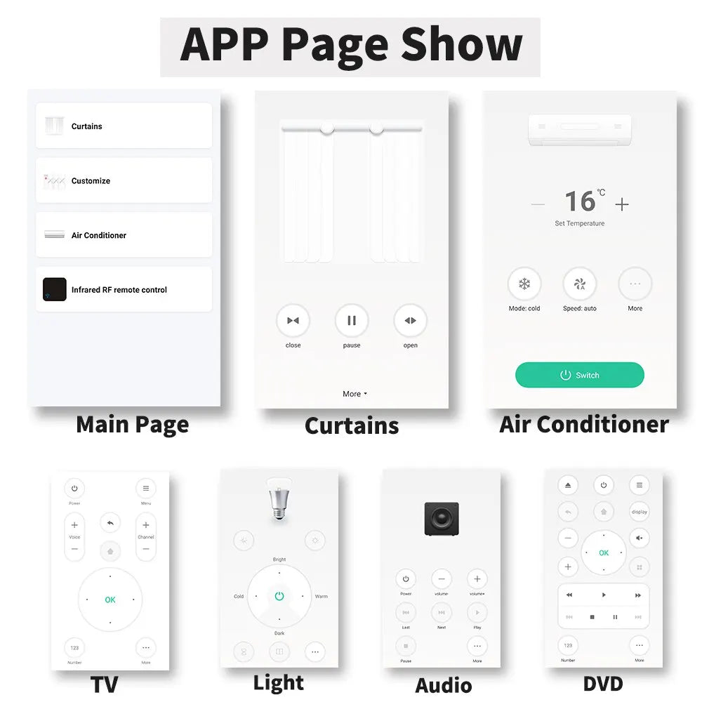 Smart Universal Remote Control - Compatible with Alexa, Google Home, Air Conditioners, TVs Ai-TechWorld