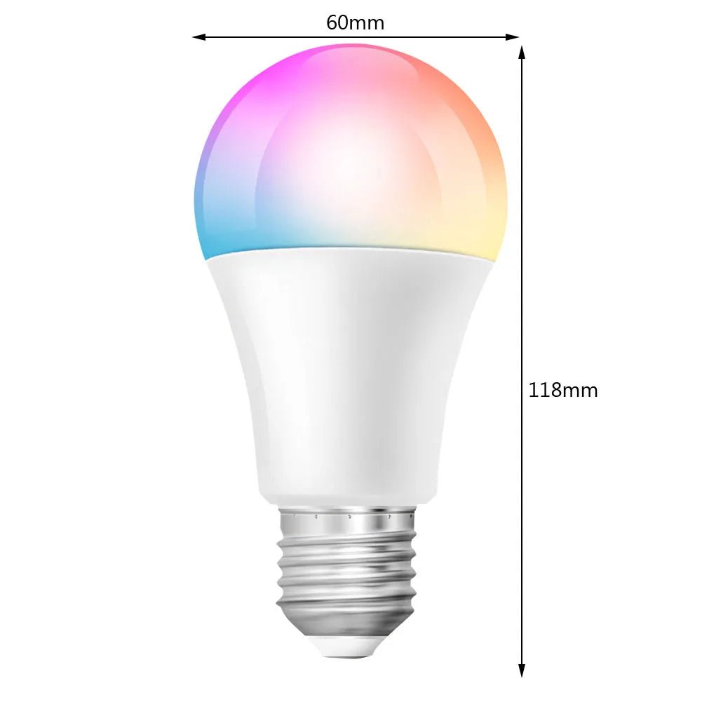 Smart WiFi Bulb – E27 9W Voice - Control Color Changing Light - Ai - TechWorld