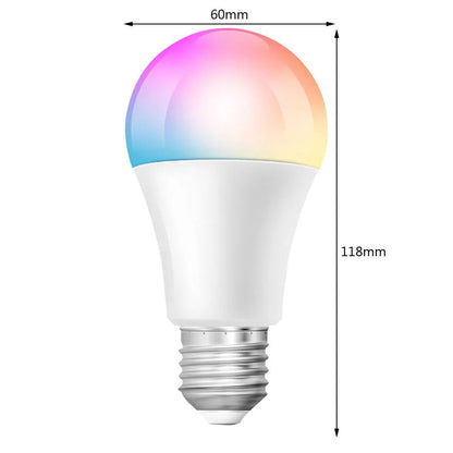 Smart WiFi Bulb – E27 9W Voice - Control Color Changing Light - Ai - TechWorld