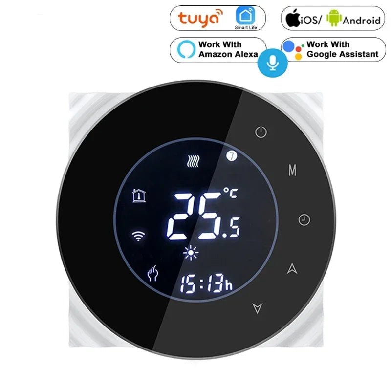 Smart WiFi Touchscreen Thermostat for Electric & Water Heating – Compatible with Google Home & Alexa - Ai - TechWorld
