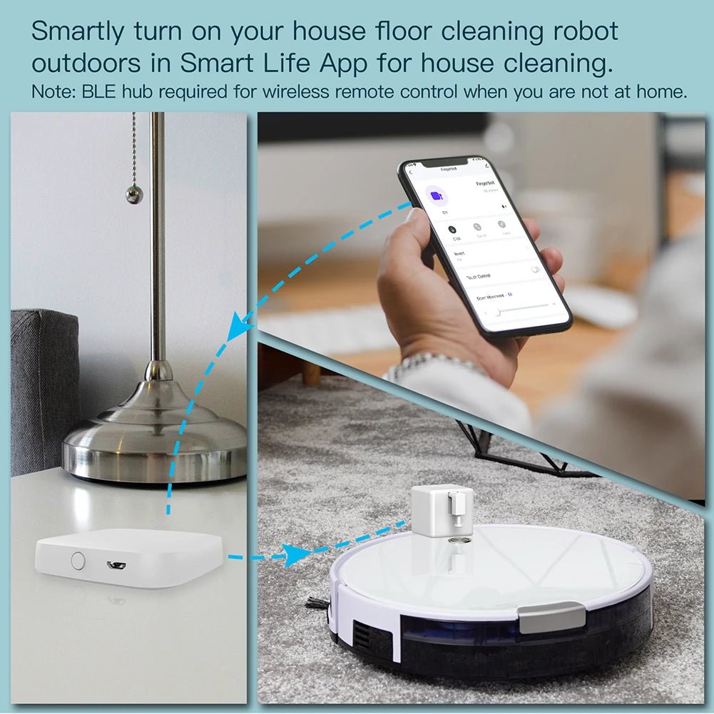 Smart Wireless Button Pusher with Tuya App Control – Bluetooth 4.2 Enabled Automation - Ai - TechWorld