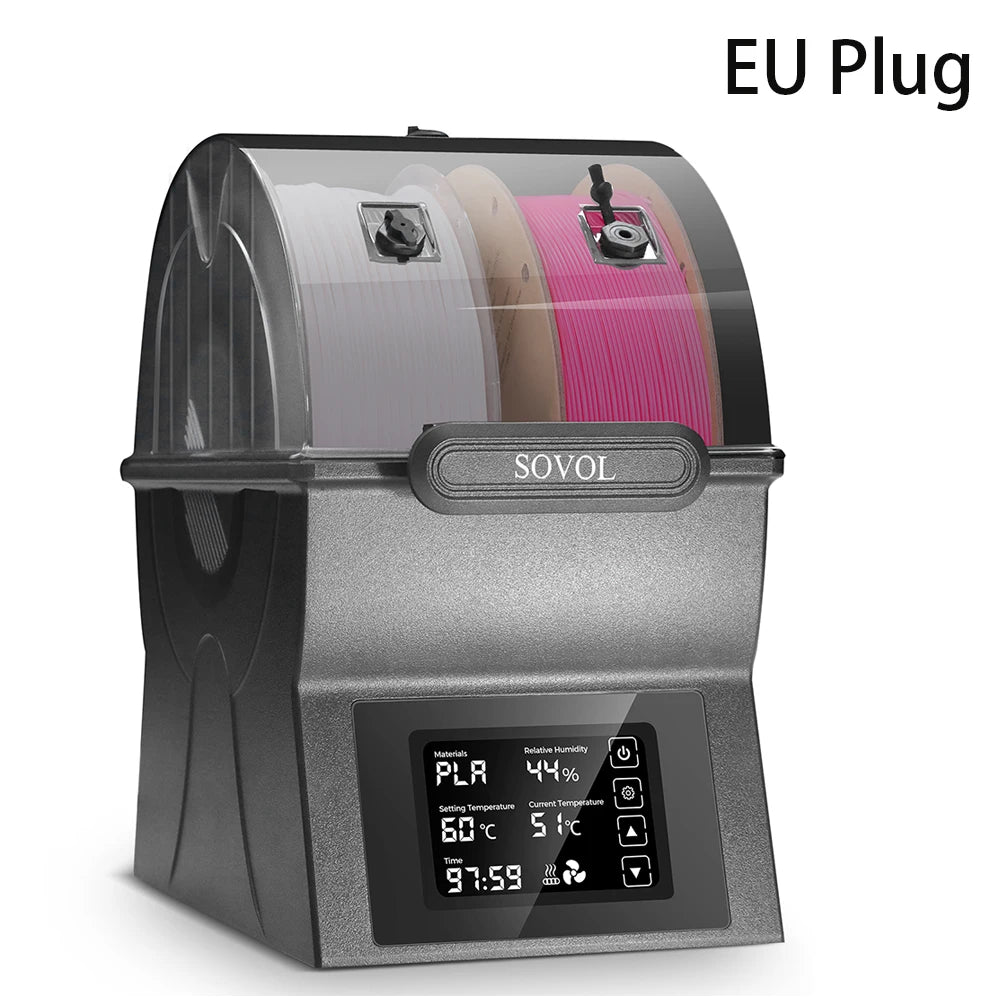 Sovol Filament Dryer & Storage Box: PTC Heater, Spool Holder - 3D Printer Filament Dehydrator Ai-TechWorld