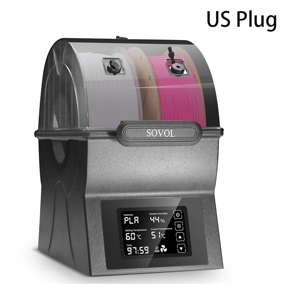 Sovol Filament Dryer & Storage Box: PTC Heater, Spool Holder - 3D Printer Filament Dehydrator Ai-TechWorld