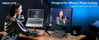 Stream Dock Mini Visual Keyboard 15Keys StreamDeck LCD Button Live Content Creation Controller Custom Button For Win/MacOS Gifts - Ai - TechWorld