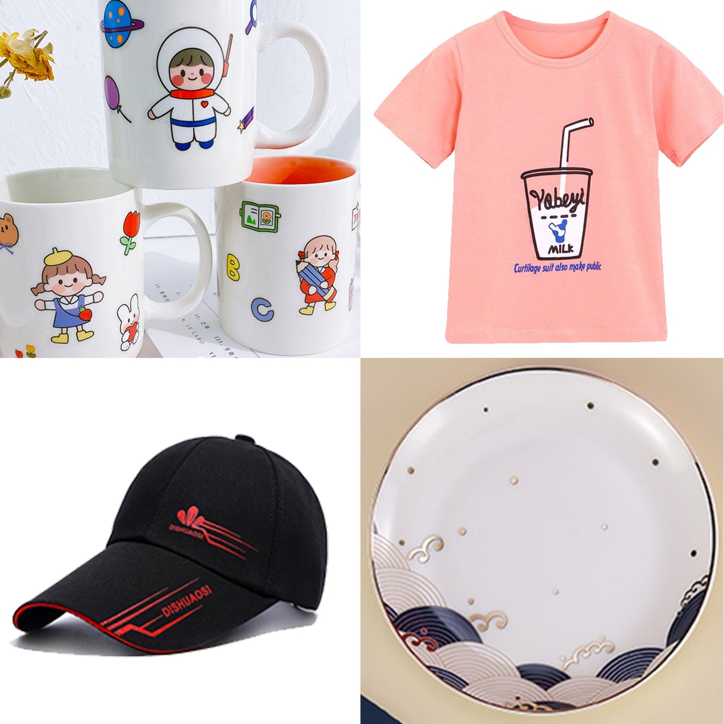 Ultimate 8-in-1 Heat Press Combo with Sublimation Printer for Mug & T-Shirt Printing Ai-TechWorld
