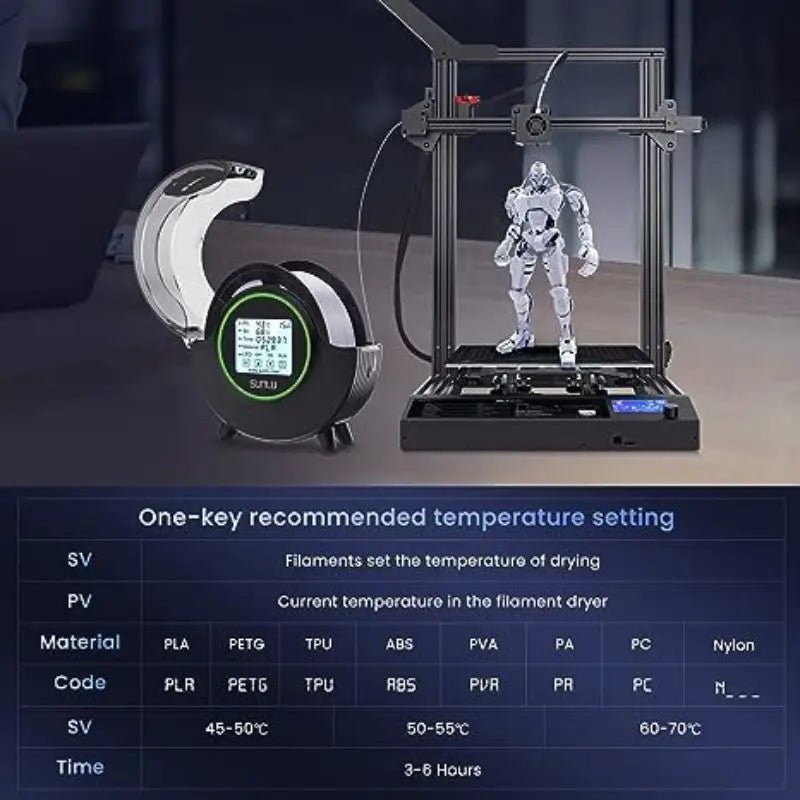 SUNLU 3D Filament Dryer Box - Keep Filament Dry, Storage Holder for 3D Printer Ai-TechWorld