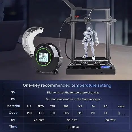 SUNLU 3D Filament Dryer Box - Keep Filament Dry, Storage Holder for 3D Printer Ai-TechWorld