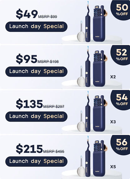 2025 New Bebird Earsight Plus I35R Ear Wax Removal Tool Camera Cleaner Kit- HD Wireless Flexible Otoscope, Pain-Free Ear Tweezer Ai-TechWorld 