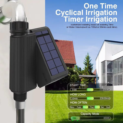 Tuya Smart WiFi Solar - Powered Watering Timer with Flow Meter – Drip Irrigation Controller - Ai - TechWorld
