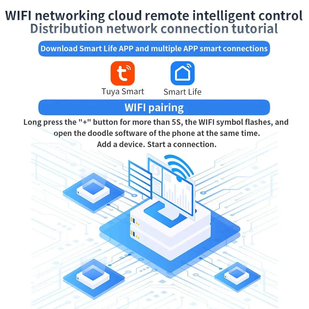 Tuya WiFi Smart Power Meter Over Under Voltage Protector Switch Current Voltage Monitor Relay Value Settable Circuit Breaker - Ai - TechWorld