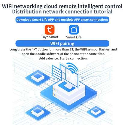 Tuya WiFi Smart Power Meter Over Under Voltage Protector Switch Current Voltage Monitor Relay Value Settable Circuit Breaker - Ai - TechWorld