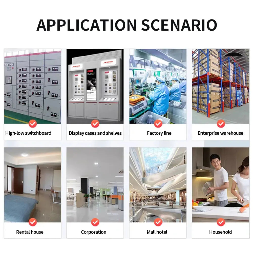Tuya WiFi Smart Power Meter Over Under Voltage Protector Switch Current Voltage Monitor Relay Value Settable Circuit Breaker Ai-TechWorld
