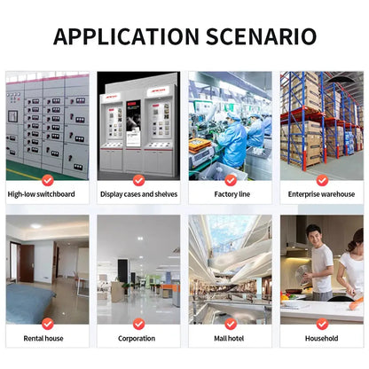 Tuya WiFi Smart Power Meter Over Under Voltage Protector Switch Current Voltage Monitor Relay Value Settable Circuit Breaker Ai-TechWorld