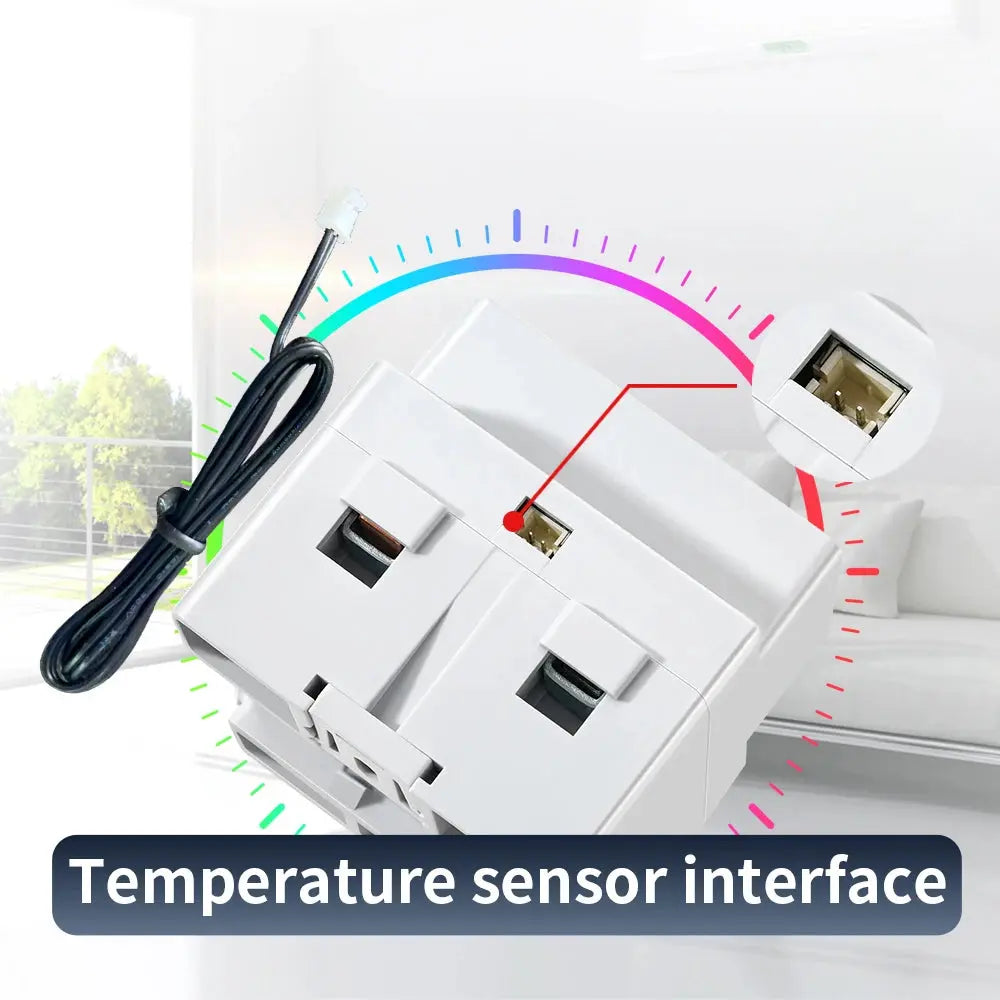 Tuya WiFi Smart Power Meter Over Under Voltage Protector Switch Current Voltage Monitor Relay Value Settable Circuit Breaker Ai-TechWorld
