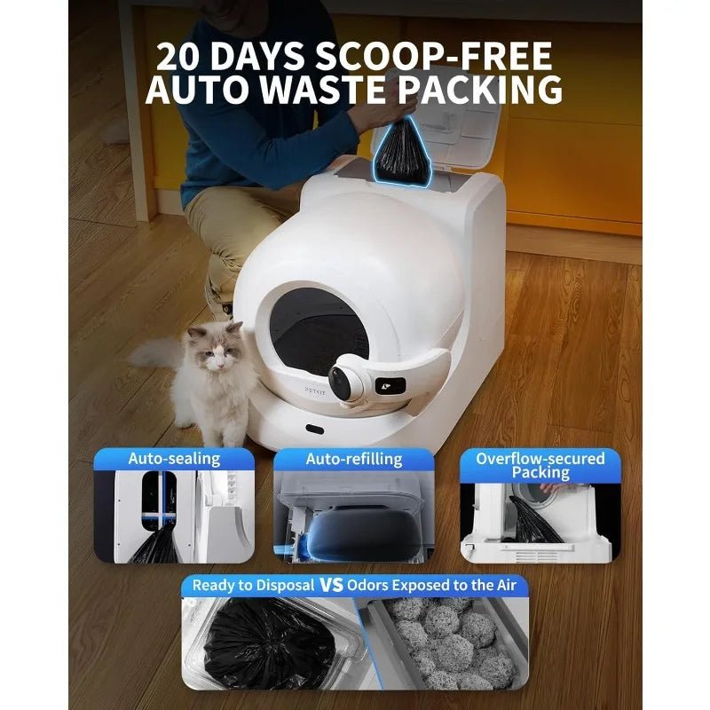 Ultra Smart Self - Cleaning Cat Litter Box with AI Camera, App Control & Facial Recognition - Ai - TechWorld