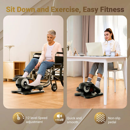 Under Desk Elliptical Machine Home Ellipse Leg Exerciser ai-techworld