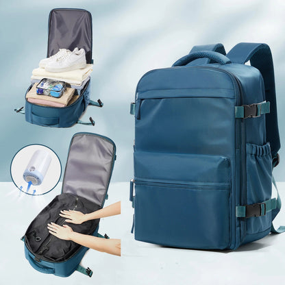 Vacuum Backpack Travel Bag for Men Large Capacity Backpack Business Laptop Backpack Women Men Expandable Backpack School Bag Ai-TechWorld