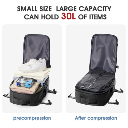 Vacuum Backpack Travel Bag for Men Large Capacity Backpack Business Laptop Backpack Women Men Expandable Backpack School Bag Ai-TechWorld