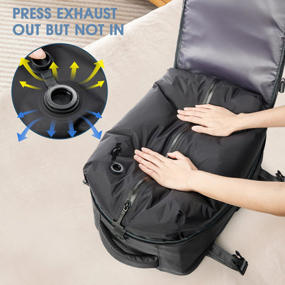 Vacuum Backpack Travel Bag for Men Large Capacity Backpack Business Laptop Backpack Women Men Expandable Backpack School Bag Ai-TechWorld